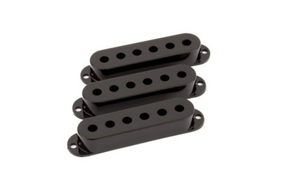 Fender Pickup Covers Stratocaster Black - 3er Satz