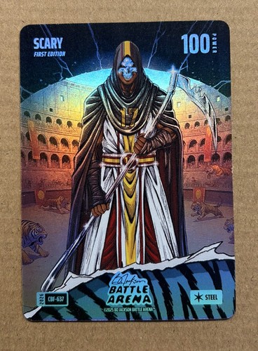2026 Bo Jackson Battle Arena #CBF-637 Scary Steel Coliseum Battlefoil
