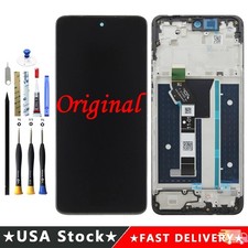 OEM LCD Touch Screen Digitizer Frame For Motorola Moto G Play 2026 5G XT2615 US