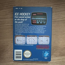 Nintendo NES Ice Hockey - Complete in Box (CIB) with Manual - Authentic - Tested