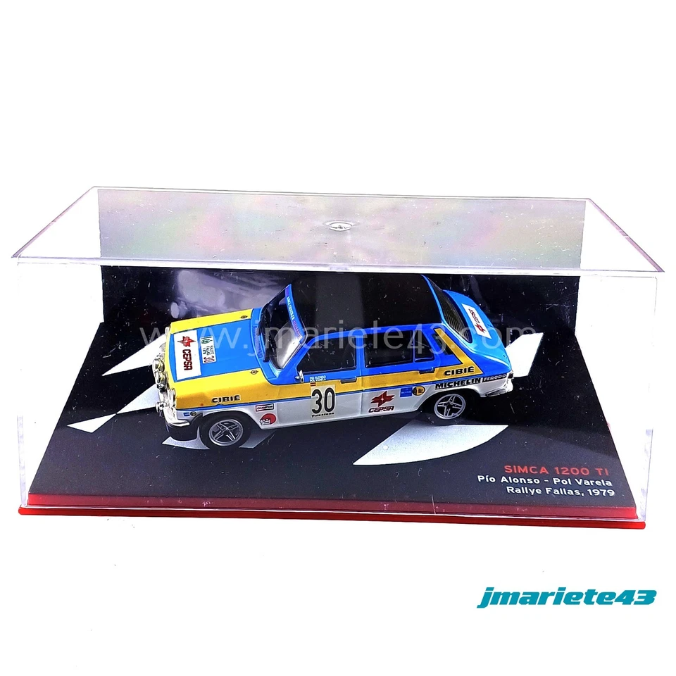 Simca 1200 TI #30 P. Alonso - P. Varela Fallas 1979 1:43 - Immagine 2 di 4