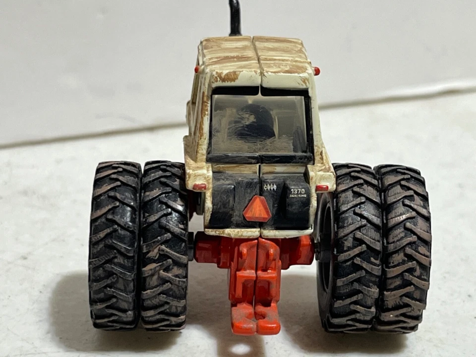Case 1370 Diesel Agri-King White Tractor Custom Muddy 1/64 Scale by Ertl. - Image 2 of 4