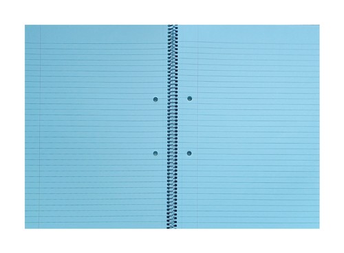 A4 Refill Pad 8mm Ruled Margin 70 Sheets 140 Page 80gsm Paper Notepad-Pack of 10 - Picture 6 of 14