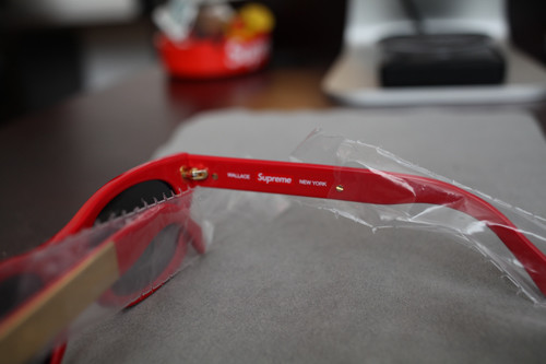 Supreme Wallace Sunglasses 2013 SS13 Vintage Gold Box Logo LV