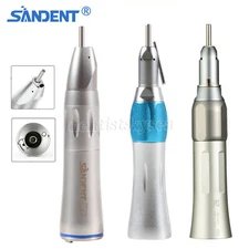 Dental 1:1 LED Optic Fiber Extenal Spray Straight Nosecone Handpiece Fit NSK