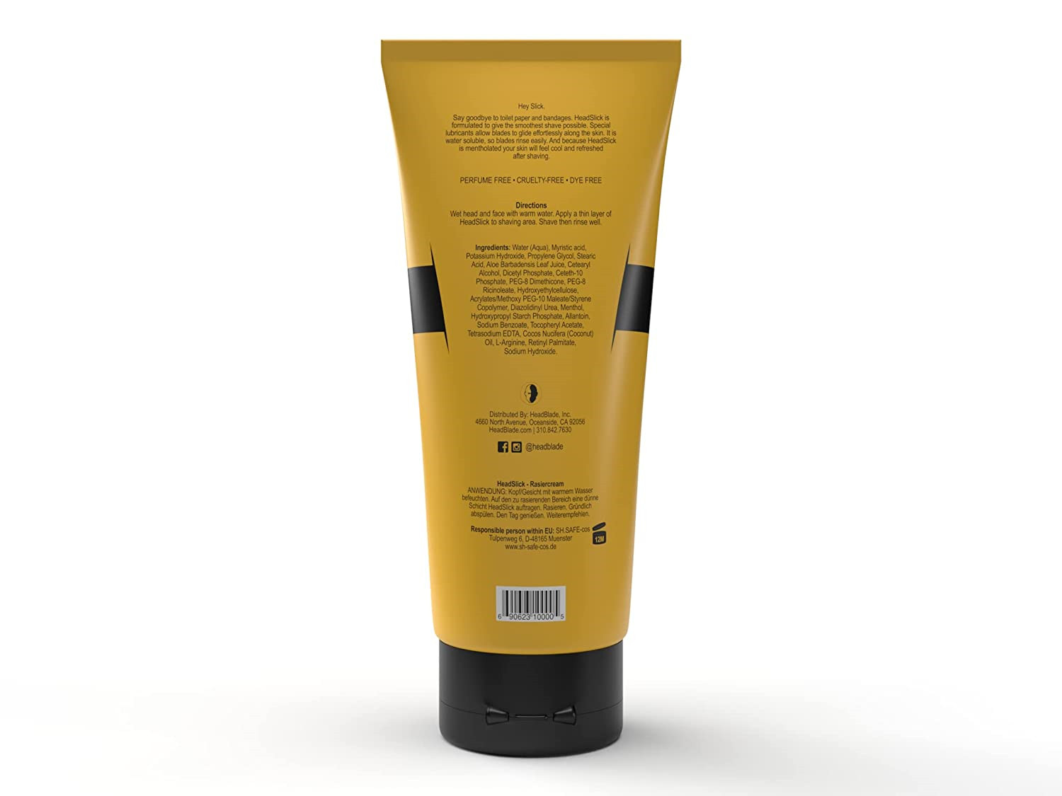 HeadBlade HeadSlick Shave Cream 8 oz