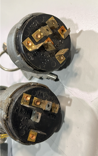 NOS 1960's 1970's Dodge Plymouth Chrysler Ignition & Door Lock Set w/ Keys Mopar - Picture 2 of 2