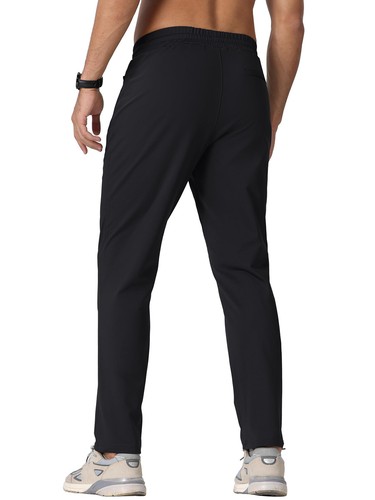 Men's Fleece Lined Jogger Sweatpants Water Resistant Winter Warm Athletic Pants - Picture 15 of 76