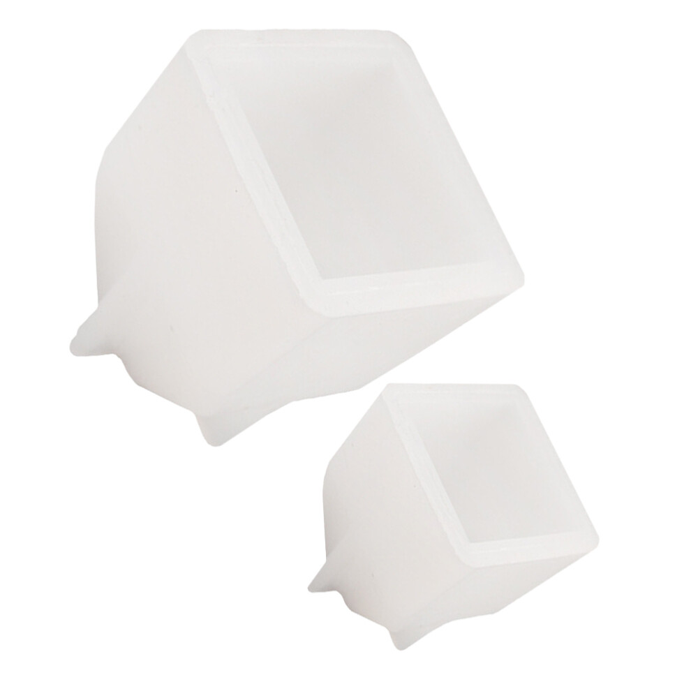2-Piece Silicone Stamp Mold for DIY Jade Seal Craft & Storage Bins  