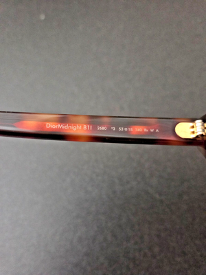 Christian Dior Dior Midnight B11 26B0 Authentic Sunglass  display picture 3