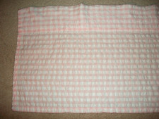 Banana Fish Pink White Fluffy Striped Valance 14.5x74" - 1.75" Rod Pocket 2" Hdr