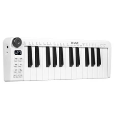 M-VAVE SMK25 Mini MIDI Keyboard 25 Key USB Rechargeable Controller Wireless