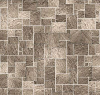 MELODY JANE Puppenhaus dunkler Stein Bodenfliesen Miniatur 1:12 Bodenbelag Glanz Kartenbogen