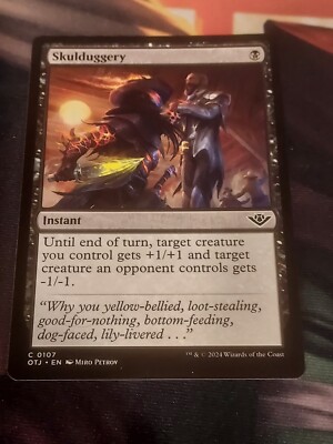 Skulduggery - Outlaws Of Thunder Junction Magic the Gathering MTG Nice! | eBay Skulduggery - Outlaws Of Thunder Junction Magic the Gathering MTG Nice! | eBay