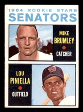 1964 Topps Baseball #167 Senators Rookies GD *e1