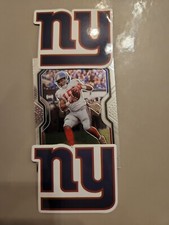 2 of New York Giants themed Car Decal Sticker quality NFL collectable