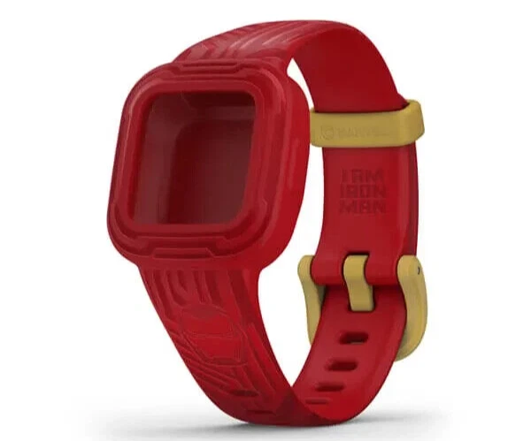 Garmin 010 12666 41 Marvel Iron Man Red Vivofit Jr. 3 Kids