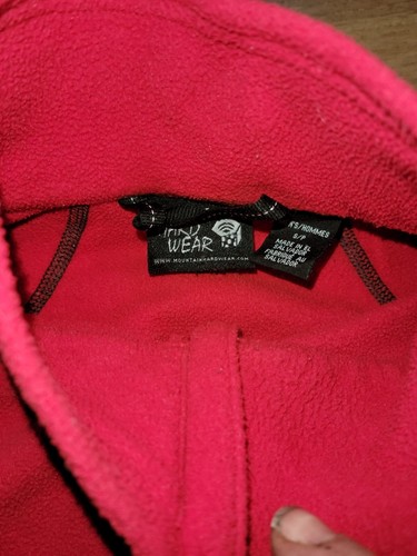 Mountain Hardwear Men’s Fleece Zip Up Red And Black Jacket Size Small S Light - Picture 3 of 6