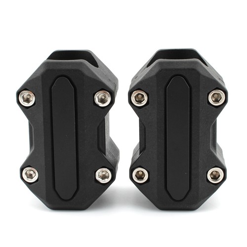 2x Engine Bumper Guard Crash Bar Decorative Protector For Honda Black - Picture 6 of 11