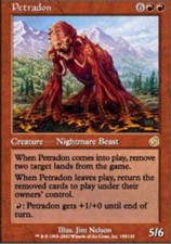 Petradon Light Play, English Magic the Gathering MTG Torment