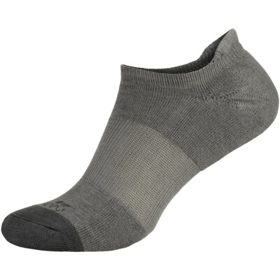 Pentagon Invisible Socks Mens Towel Backing Organic Soft Quick Drying Wolf Grey