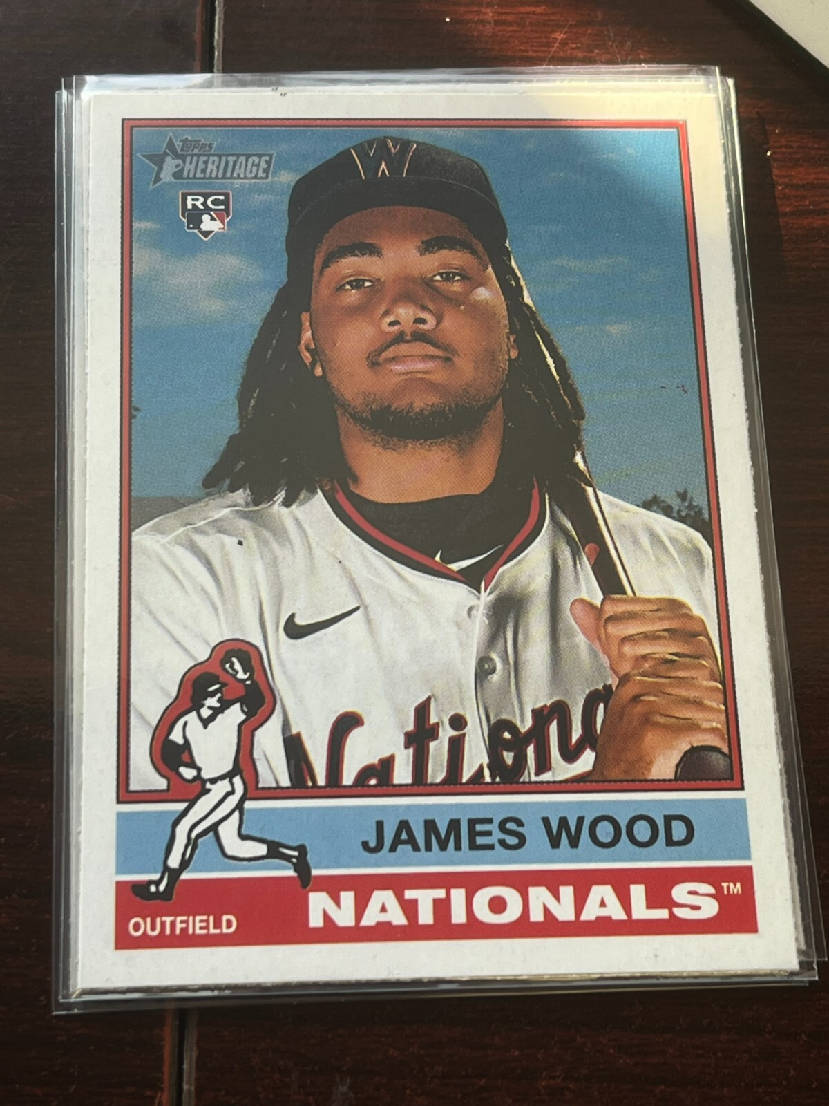 2025 Topps Heritage James Wood RC Rookie #231 Washington Nationals