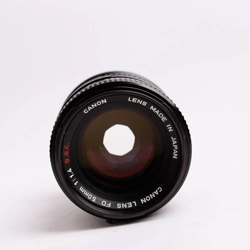 Vintage Canon FD 50mm f1.4 S.S.C. Lens