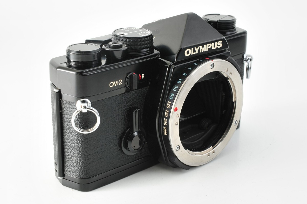 OLYMPUS OM-2 35mm SLR film Camera ZUIKO 50mm F1.4 75-150mm