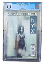 Marvel Must Haves CGC 9.8 NYX #1-3 1st Appearance of X-23 White Pages