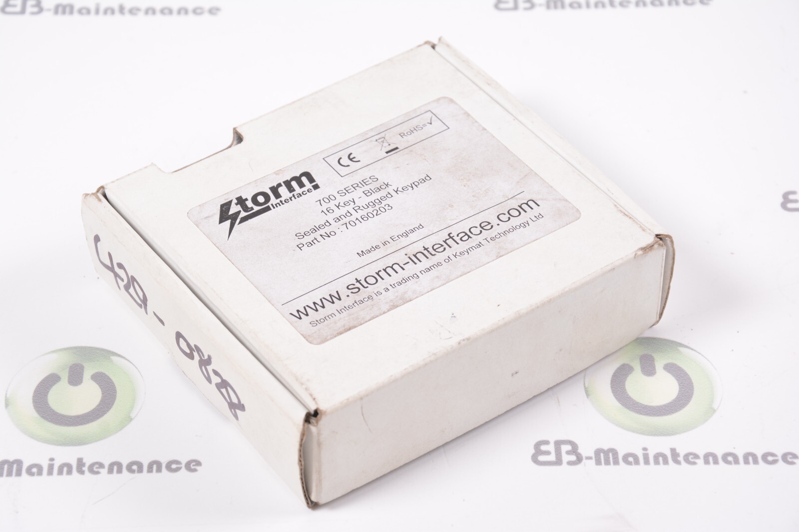 Clavier 16 touches ultra robuste Storm Interface 70160203 en acier brossé