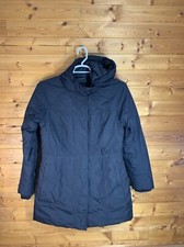 The North Face Parka Jacket Womens Medium Black Hyvent Insulated Goose Down Coat