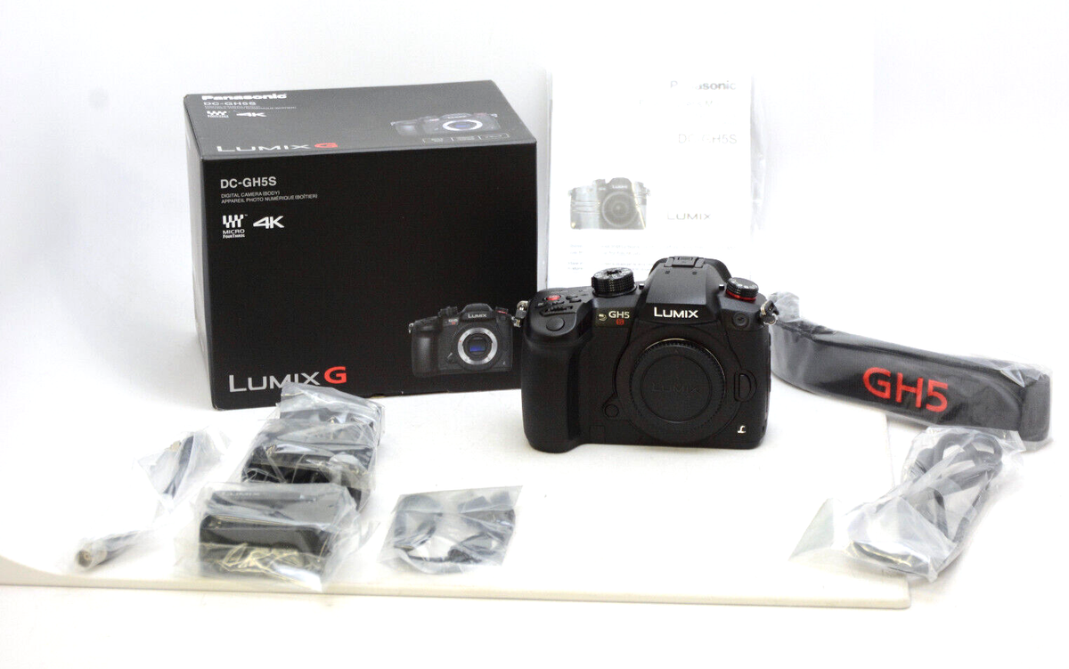Panasonic LUMIX GH5s 10.2MP Mirrorless Camera - Black (Body Only 