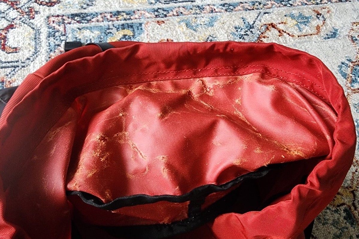 Vintage PATAGONIA Red Orange O Bita Orbiter Sling Bag