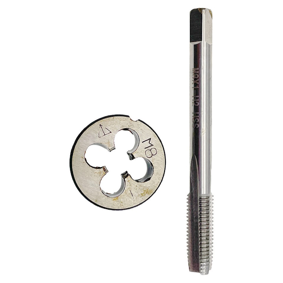 M10 x 1 Metrc Tap and De Set RH Rght Hand HSS Machne M10x1 Thread