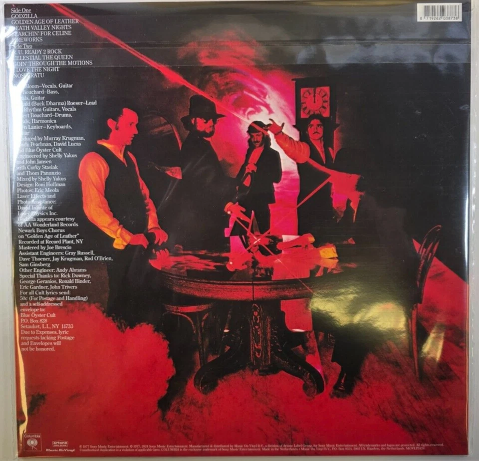 Blue Oyster Cult Spectres LP Album vinyl record 2025 remastered 180gram resissue - Image 2 of 4