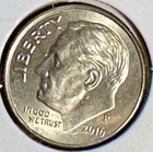 2016 P Roosevelt Dime