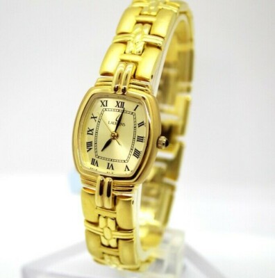 Armbanduhr aus Quarz Laurens 20298 Golden Mit Zahlen Römer