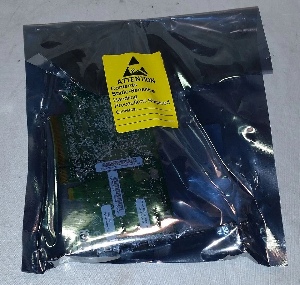 HP AJ763-63003 StorageWorks 82E 8GB Dual Channel PCIe Fiber Channel Adapter NEW - Image 2 of 3