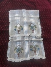 Ottoman silk, antique Ottoman hand woven silk table runner, towel