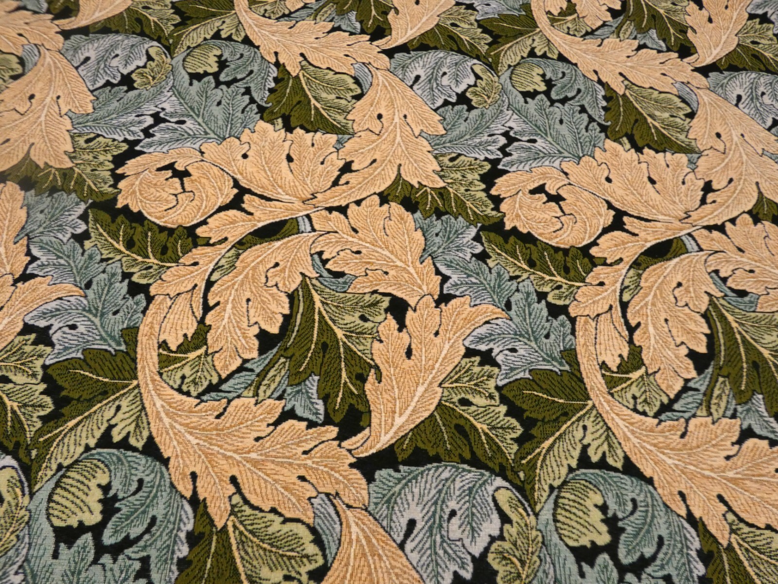 WILLIAM MORRIS CHENILLE FABRIC Upholstery Cushion Curtains in 9 Designs