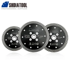 2pcs 4"/4.5"/5" Diamond Cutting Disc Granite Marble Concrete Grinder Saw Blade