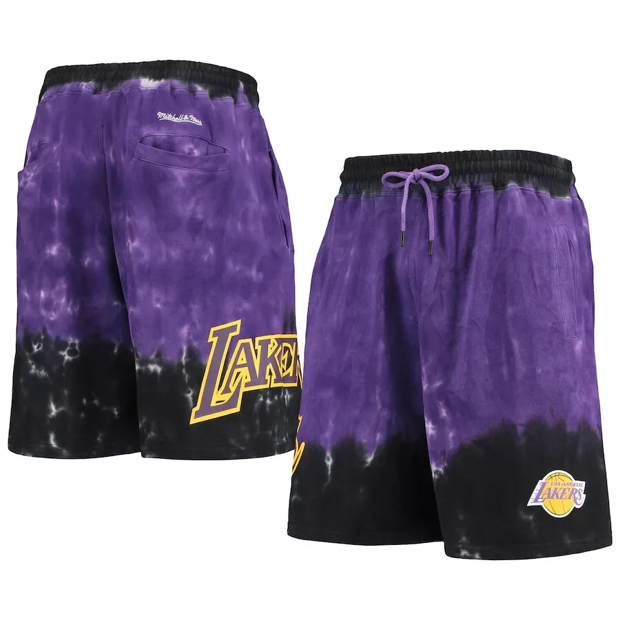 Men s NBA Los Angeles Lakers Hardwood Classics Terry Tie dye