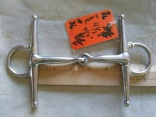 4.5" Korsteel Full-Cheek Snaffle Bit (box 36)