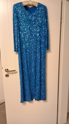 Abendkleid/Frank Usher Kleid mit Pailletten Größe 42