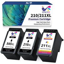 3-Pack Ink compatible for Canon PG-210XL CL-211XL PIXMA MP280 480 490 495 MX320