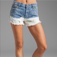 Free People Dip Dye Cutoff Shorts, 25