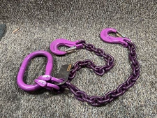 USSC DOS Chain Sling Grade 100 3/8" | 36.75" / 3 Ft HKS/S 10 Violet A/S22-10