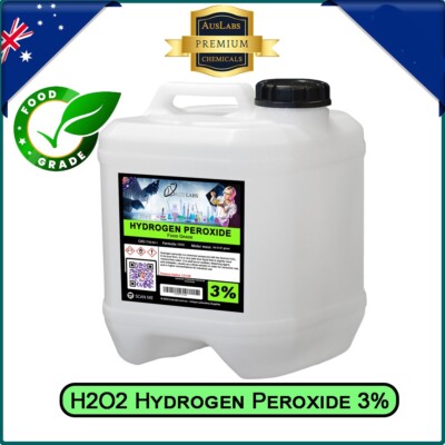 Brand H2o2 H2O2 Hydrogen Peroxide 3% All Purpose PREMIUM PRODUCT 20L | eBay Australia