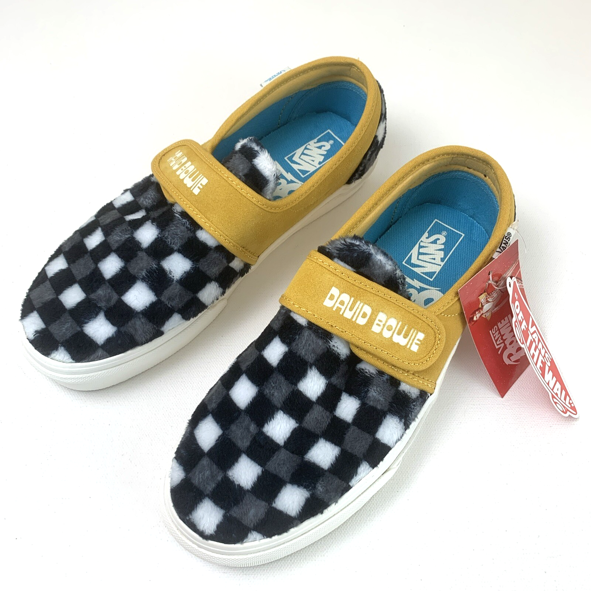 Vans x David Bowie Mens Hunky Dory Slip-On 47 Sneaker Faux Fur