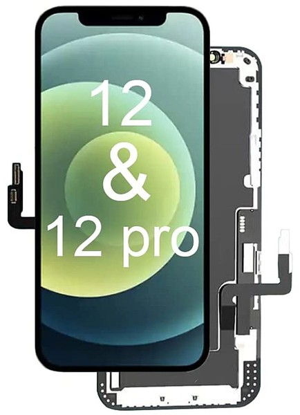 Lcd-Display Und Touchscreen FüR Apple Iphone 12/12 Pro Hard Oled-image